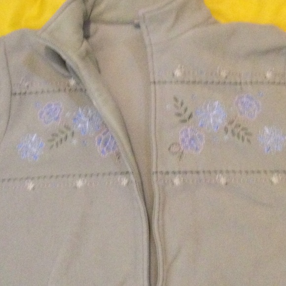 Alfred Dunner Micro Fleece Zip Up Jacket - Picture 8 of 12